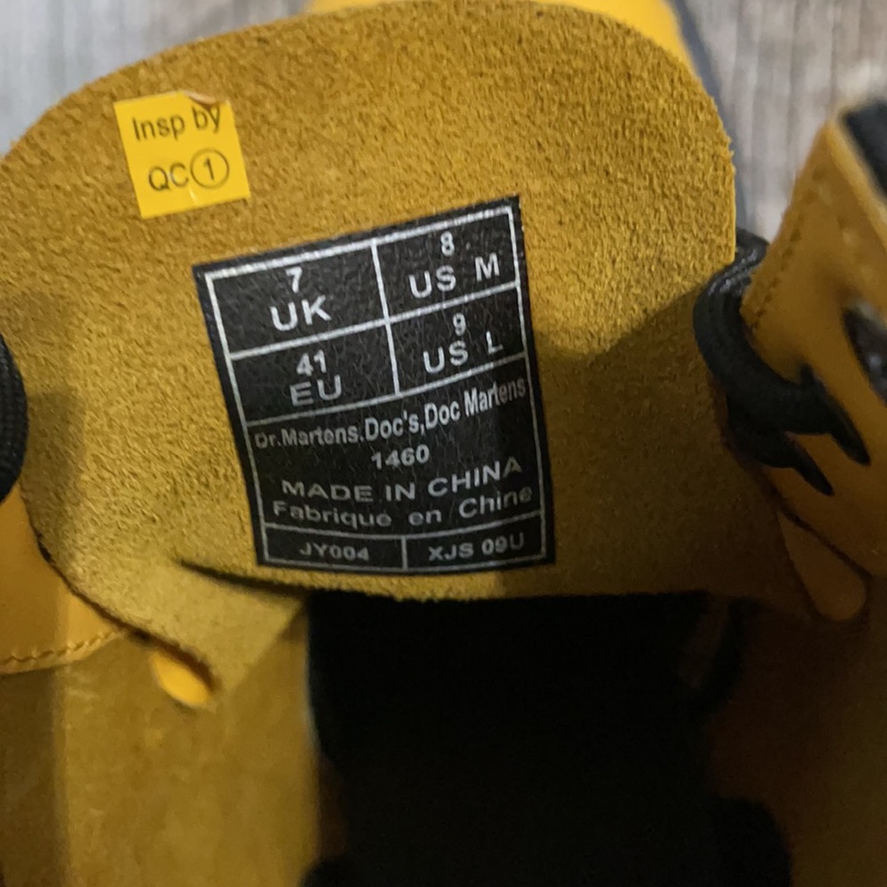 New with tags Yellow Doc Marten’s: ❤️❤️ HOST PICK - Picture 10 of 11